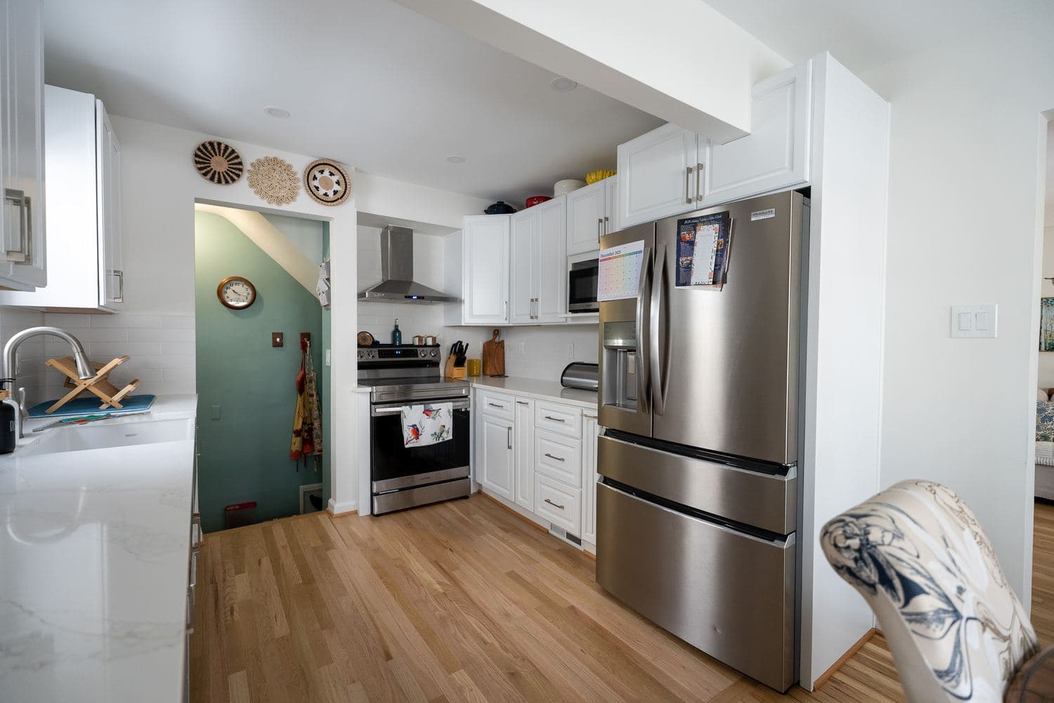 Completed kitchen interior